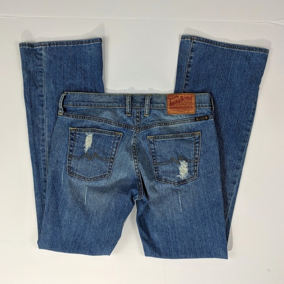 Lucky Brand Denim - Lucky Brand Dungarees Distressed Denim/Jeans 28